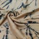 Gold / Black Dupion Silk Fabric with Badal Tie Dye Shibori  (On Order)