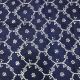 Navy Blue Pure Tussar Silk Fabric With Bandhani Design