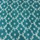 Sea Green Pure Tussar Silk Fabric With Bandhani Design