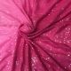 Light to Dark Pink Georgette Ombre Shaded Fabric with Sequins Embroidery