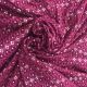 Maroon Georgette Fabric with Embroidery