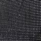 Black Dupion Silk Fabric Stripes Sequins Embroidery