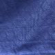 Blue Dupion Silk Fabric Stripes Thread Embroidery