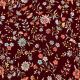 Maroon Velvet Fabric with Multicolor Premium Embroidery
