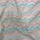 Off-White Kora Cotton Multicolor Chevron Thread Embroidery Fabric