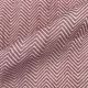 Pink Chevron Printed Pure Linen Fabric