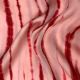 Red Tye Dye Shibori Cotton Satin Fabric