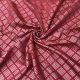 Pinkish Rust Chanderi Banarasi Fabric with Motifs Design