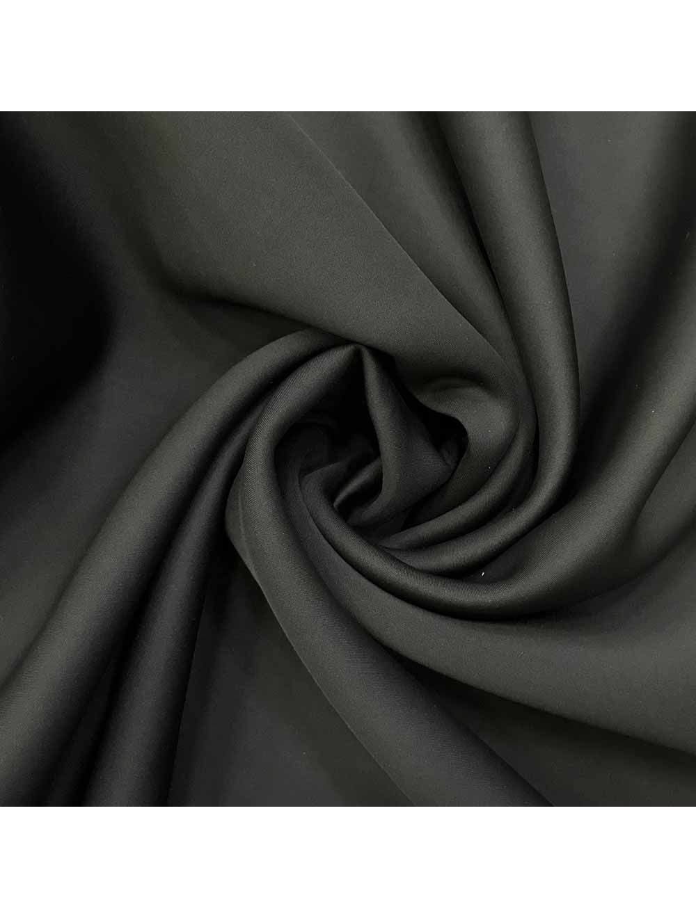 Black 60 Inches Stretch Scuba Neoprene Knit Fabric