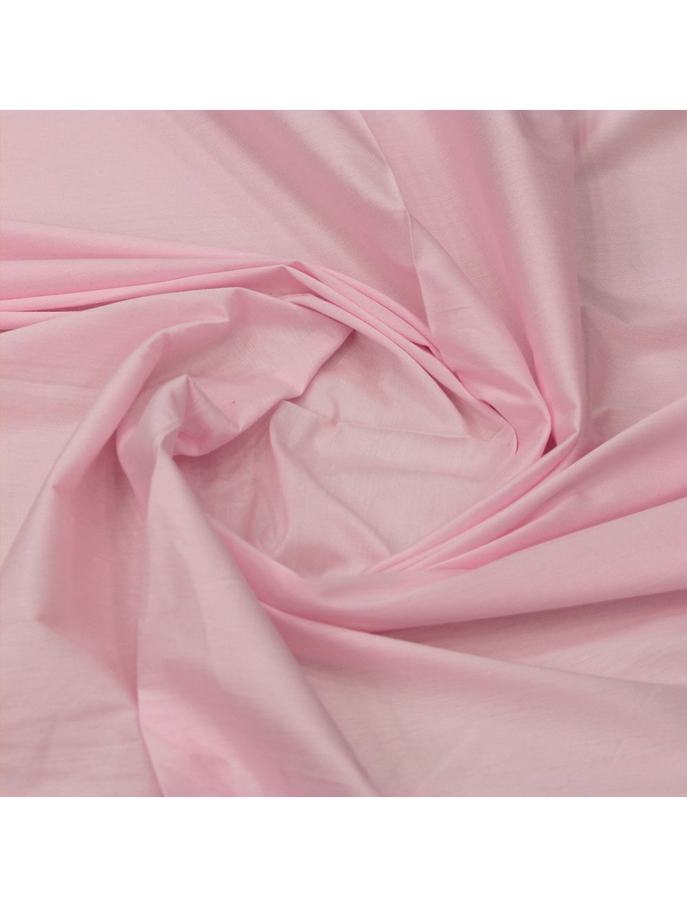 Light Pastel Baby Pink Cotton Silk Fabric