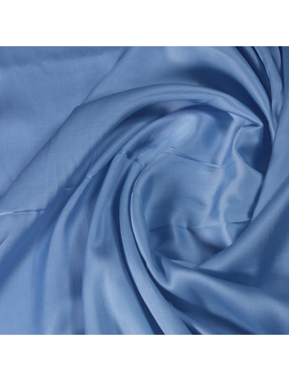 Powder Blue Cotton Satin Fabric