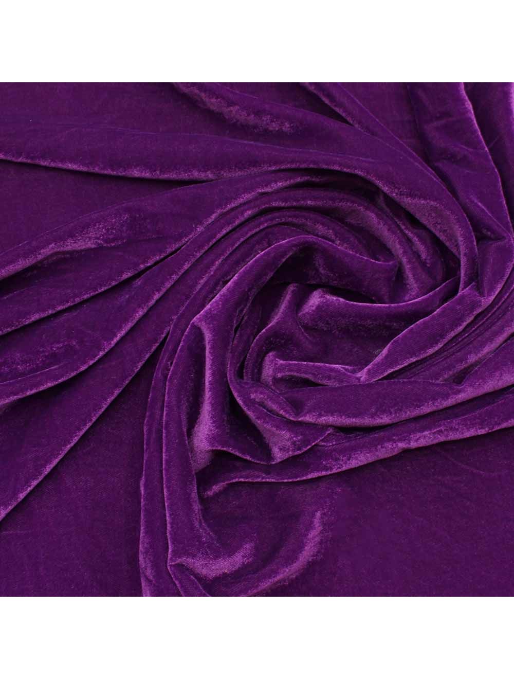 Stretch Velvet – Purple | atelier-yuwa.ciao.jp